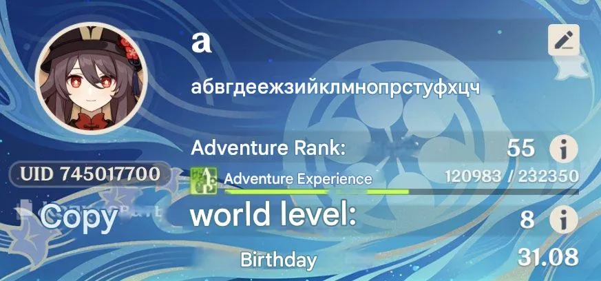 GI1405 C0 Hu Tao, C0 Raiden with R1 Engulfing Lightning, C0 Wanderer, C0 Yae Miko, C1 Dehya, C3 Keqing, Mona, Mualani, 14 Five-Star, AR55 